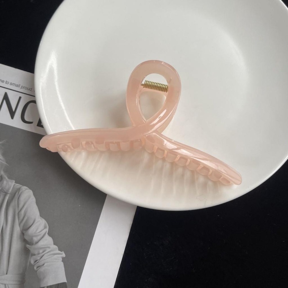 台灣現貨 韓風復古大抓夾 果凍夾 鯊魚夾 簡約抓夾-細節圖4