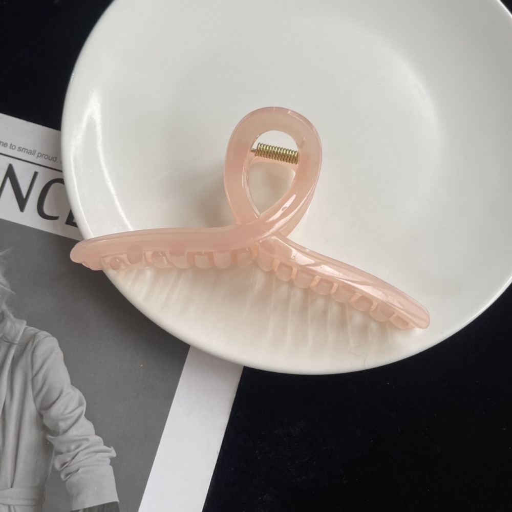 台灣現貨 韓風復古大抓夾 果凍夾 鯊魚夾 簡約抓夾-規格圖7