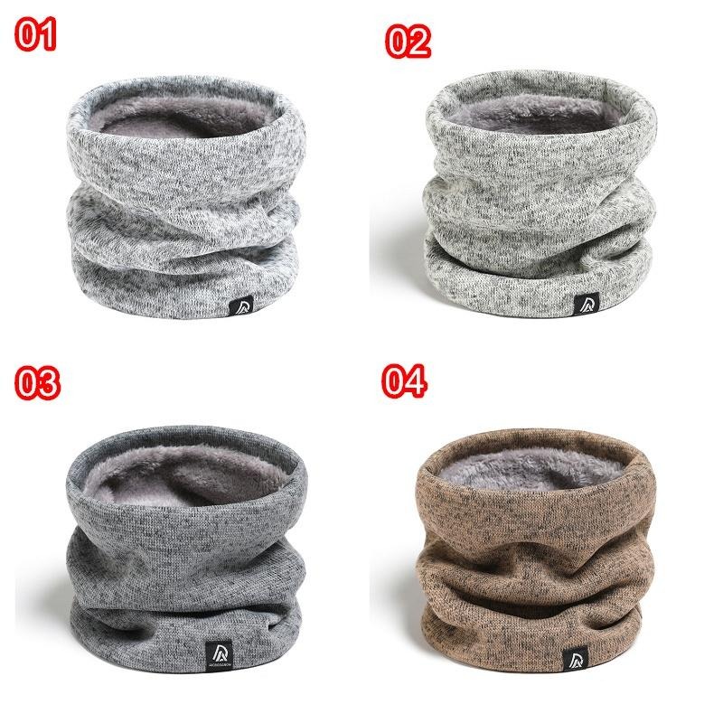 台灣現貨 成人針織加絨脖套 圍脖 高領毛線脖套 10色可選-細節圖3