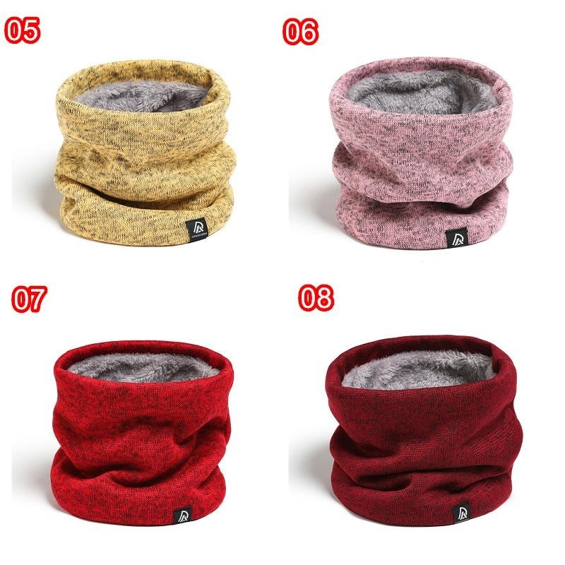 台灣現貨 成人針織加絨脖套 圍脖 高領毛線脖套 10色可選-細節圖4