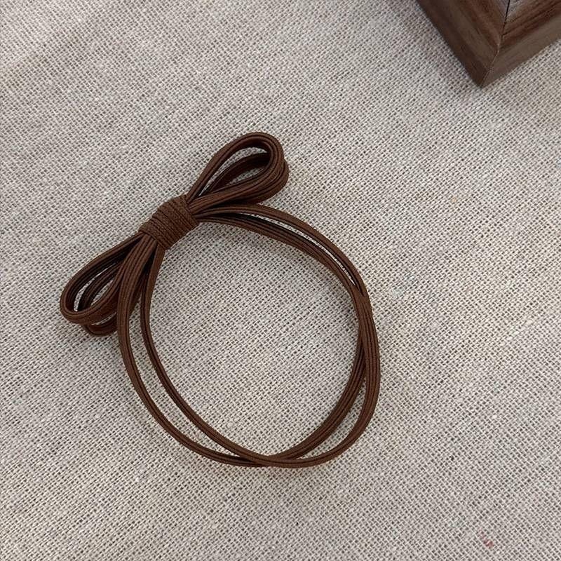 韓版小清新蝴蝶結髮圈 百搭 馬尾髮圈 髮繩 辮子髮圈 FA022-細節圖9