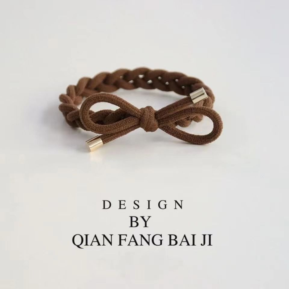 韓版小清新蝴蝶結髮圈 百搭 馬尾髮圈 髮繩 辮子髮圈 FA022-規格圖9