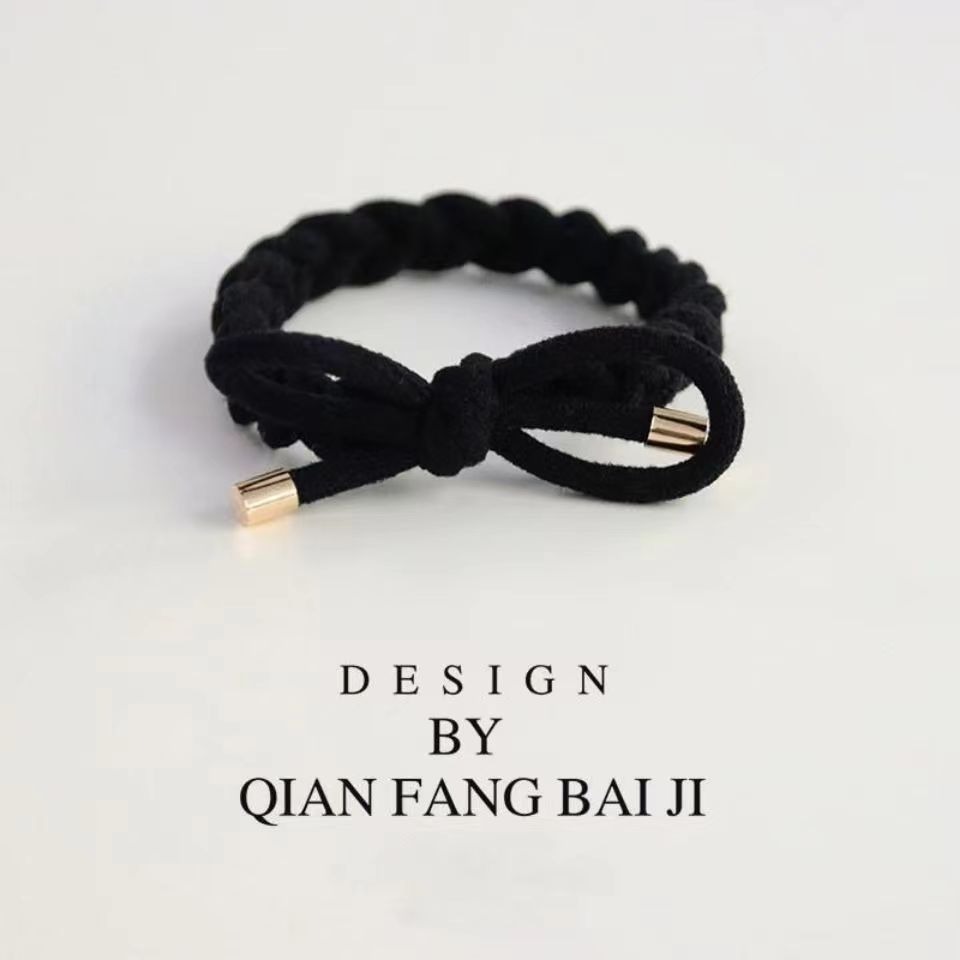 韓版小清新蝴蝶結髮圈 百搭 馬尾髮圈 髮繩 辮子髮圈 FA022-規格圖9