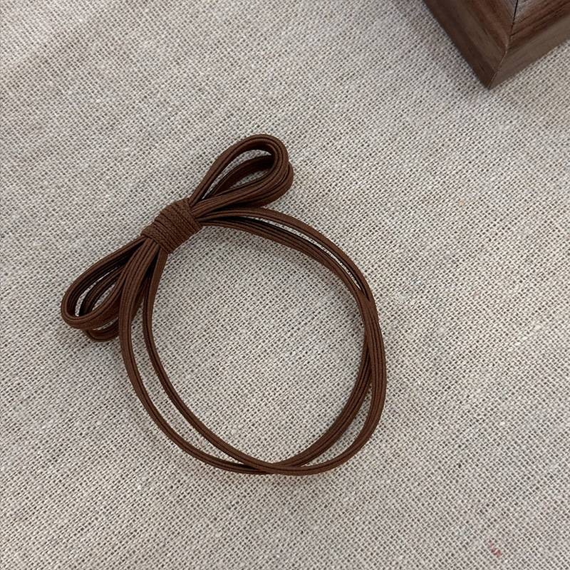 韓版小清新蝴蝶結髮圈 百搭 馬尾髮圈 髮繩 辮子髮圈 FA022-規格圖9