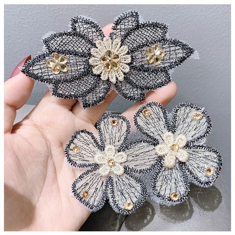 蕾絲瀏海貼 領結髮貼 蝴蝶結髮貼 碎髮整理神器 碎髮魔術貼-細節圖5