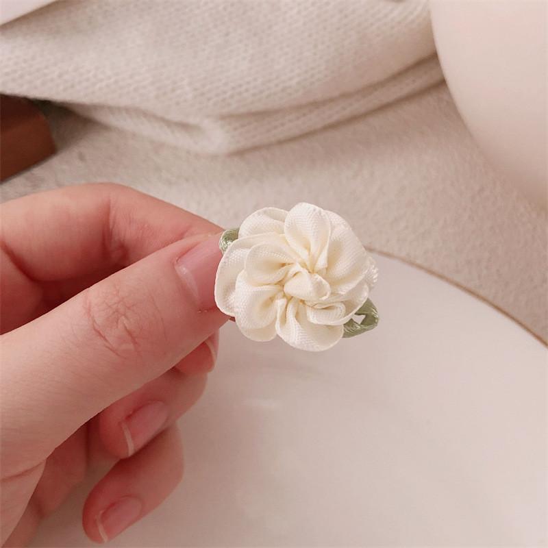 超仙森林系茉莉花小髮夾 鴨嘴夾 瀏海夾 3色可選 現貨供應-細節圖3