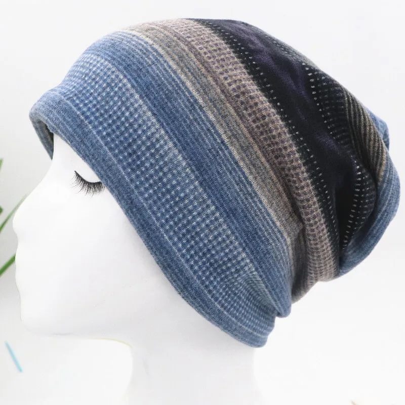 04點點寬條紋-藍色