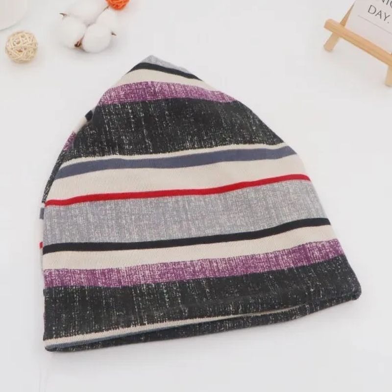 14橫條紋紫灰色