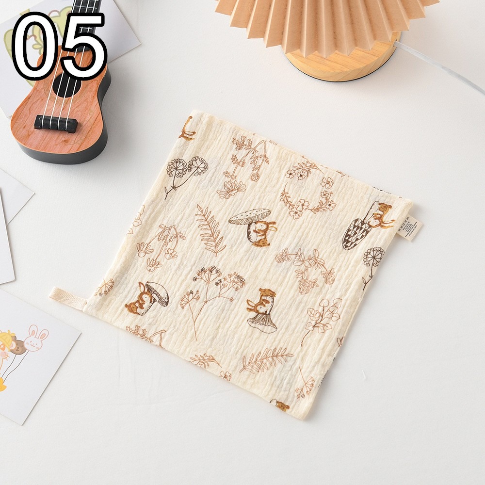 商檢合格 純棉小方巾 紗布手帕 幼稚園有掛鉤手帕 可挑款-規格圖9