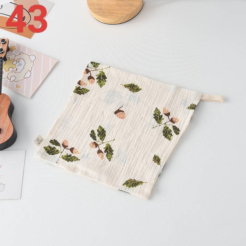 商檢合格 純棉小方巾 紗布手帕 幼稚園有掛鉤手帕 可挑款-規格圖9