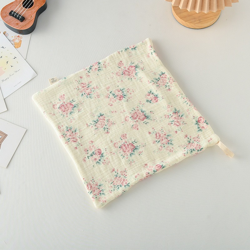 商檢合格 純棉小方巾 紗布手帕 幼稚園有掛鉤手帕 可挑款-規格圖9