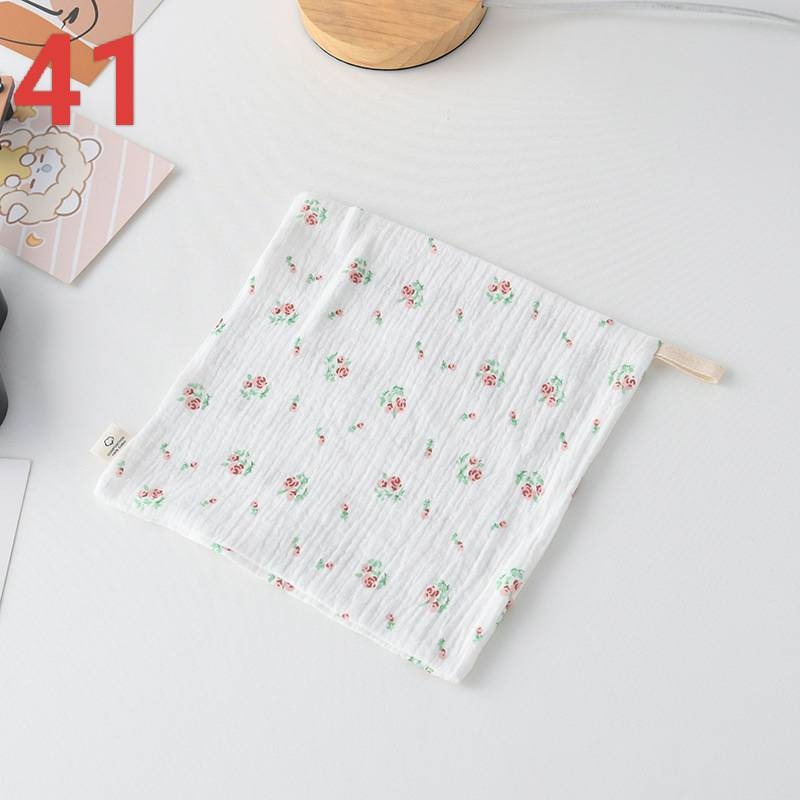 商檢合格 純棉小方巾 紗布手帕 幼稚園有掛鉤手帕 可挑款-規格圖9