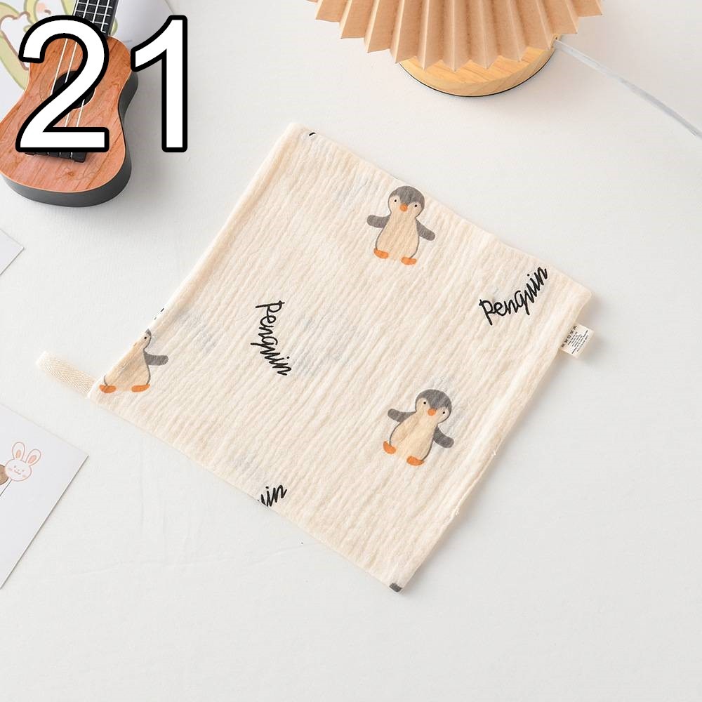 商檢合格 純棉小方巾 紗布手帕 幼稚園有掛鉤手帕 可挑款-規格圖9