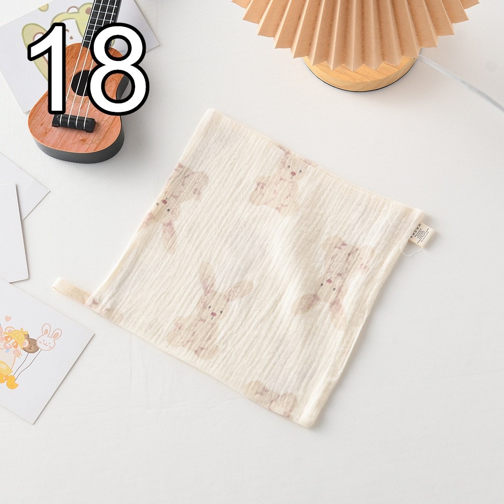 商檢合格 純棉小方巾 紗布手帕 幼稚園有掛鉤手帕 可挑款-規格圖9