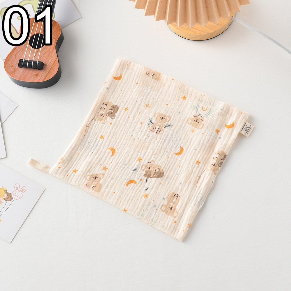 商檢合格 純棉小方巾 紗布手帕 幼稚園有掛鉤手帕 可挑款-規格圖9