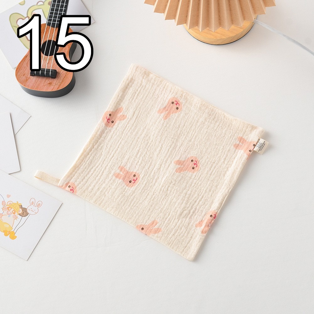 商檢合格 純棉小方巾 紗布手帕 幼稚園有掛鉤手帕 可挑款-規格圖9