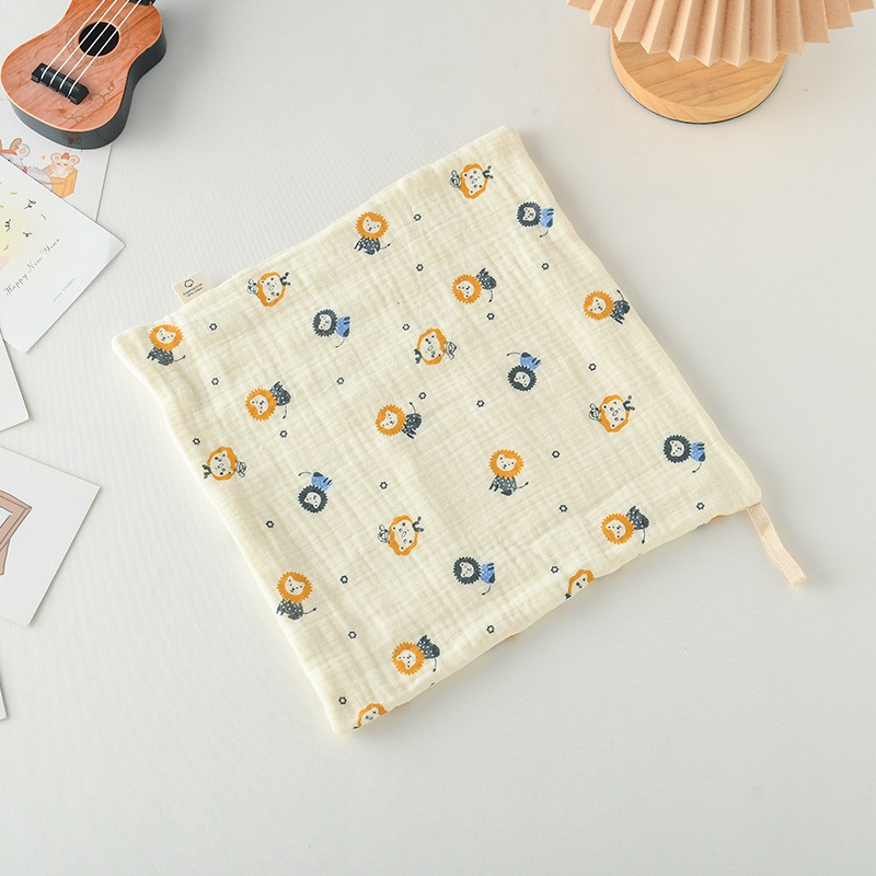 商檢合格 純棉小方巾 紗布手帕 幼稚園有掛鉤手帕 可挑款-規格圖9