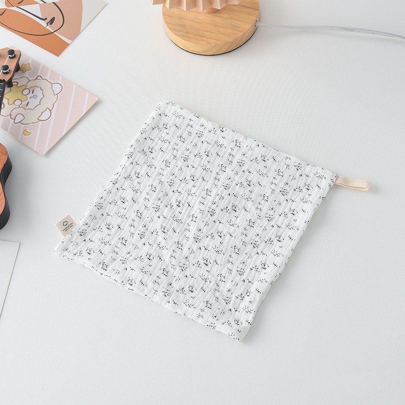 商檢合格 純棉小方巾 紗布手帕 幼稚園有掛鉤手帕 可挑款-規格圖9