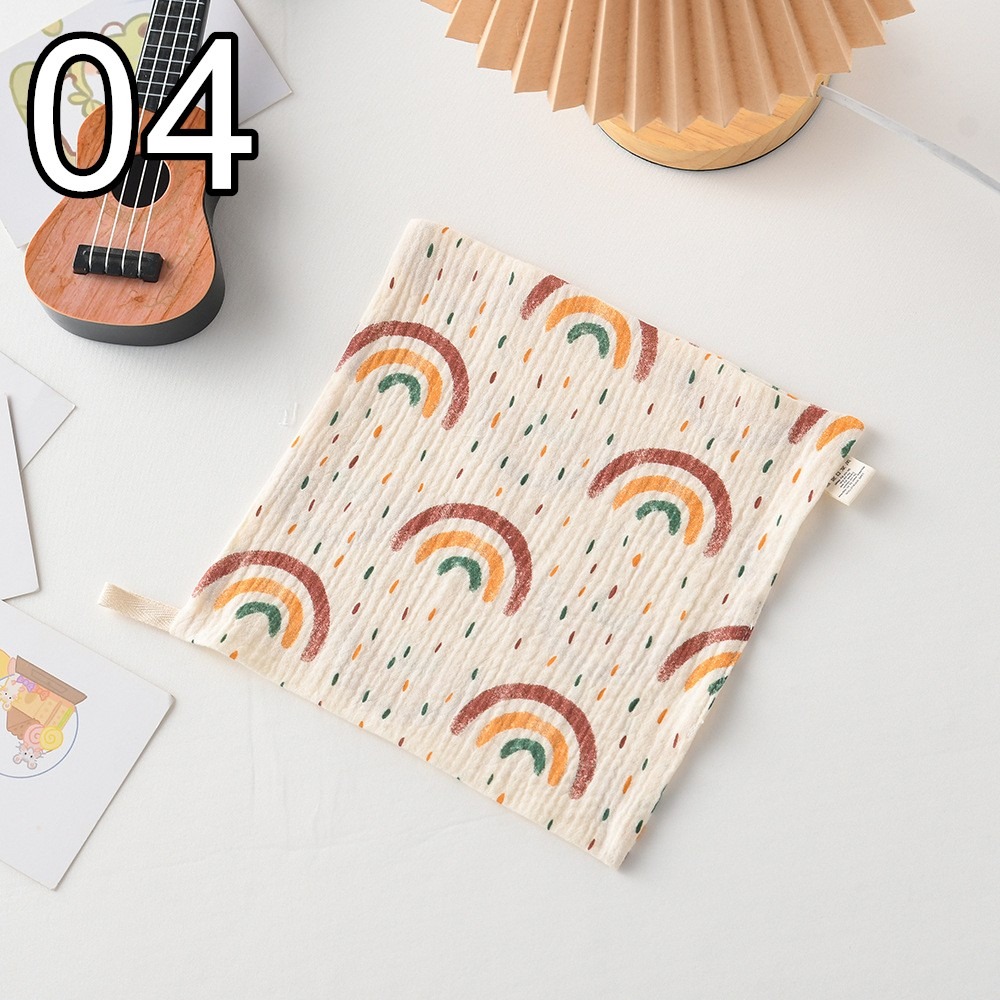 商檢合格 純棉小方巾 紗布手帕 幼稚園有掛鉤手帕 可挑款-規格圖9