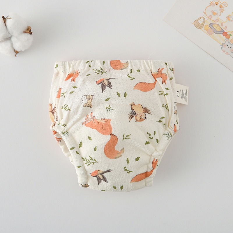 商檢合格 INS風網眼學習褲 洞洞學習褲 韓版全棉學習褲 4層紗學習褲-規格圖8