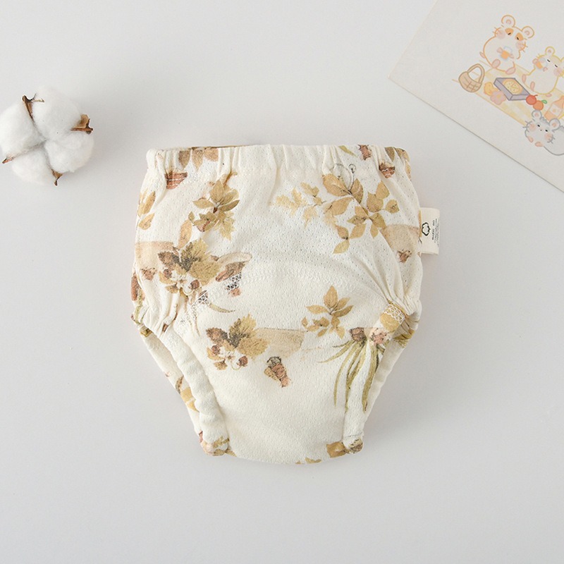 商檢合格 INS風網眼學習褲 洞洞學習褲 韓版全棉學習褲 4層紗學習褲-規格圖8