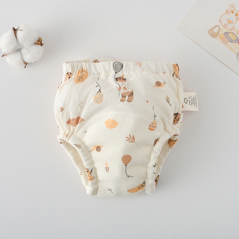 商檢合格 INS風網眼學習褲 洞洞學習褲 韓版全棉學習褲 4層紗學習褲-規格圖8