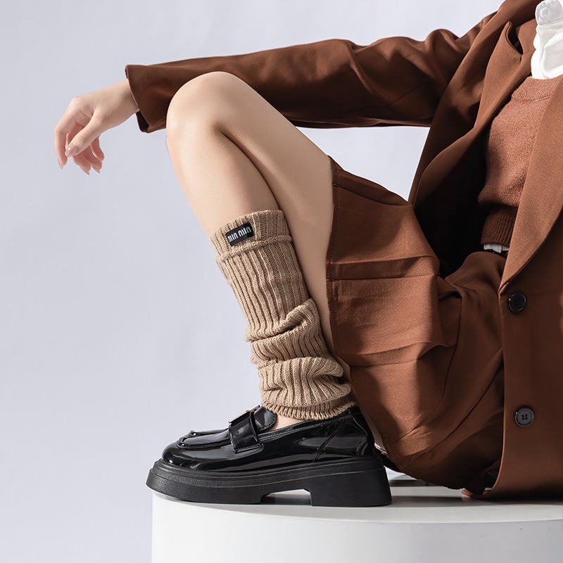 女大人miu堆堆襪套 ins風長筒襪套 秋冬襪套 保暖襪套 WA030-規格圖8