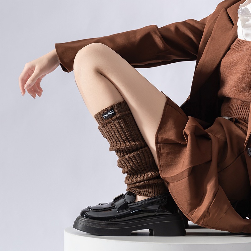 女大人miu堆堆襪套 ins風長筒襪套 秋冬襪套 保暖襪套 WA030-規格圖8