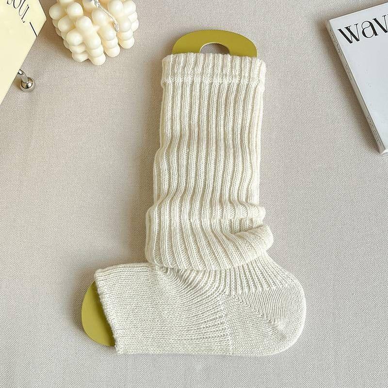 台灣現貨 女大人堆堆襪套 厚毛線小腿襪 保暖襪 半腳襪-細節圖6