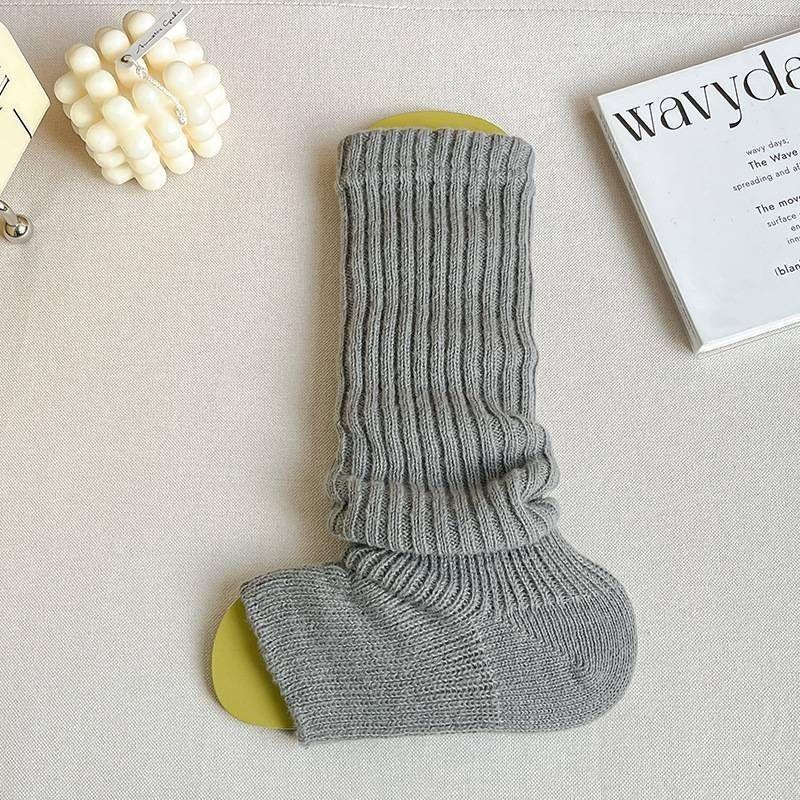 台灣現貨 女大人堆堆襪套 厚毛線小腿襪 保暖襪 半腳襪-細節圖7