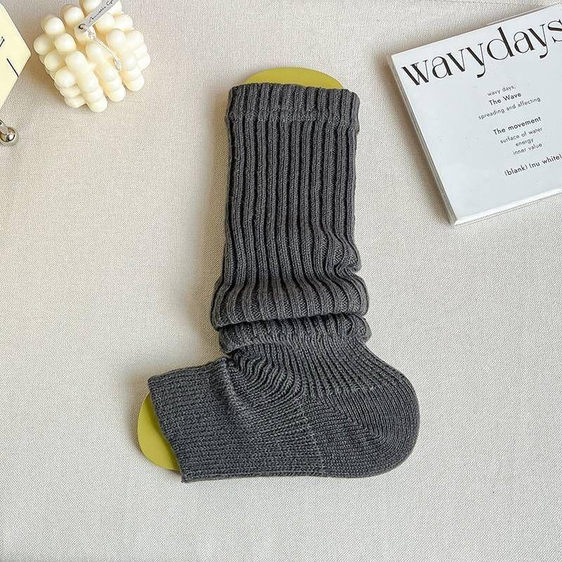 台灣現貨 女大人堆堆襪套 厚毛線小腿襪 保暖襪 半腳襪-細節圖8