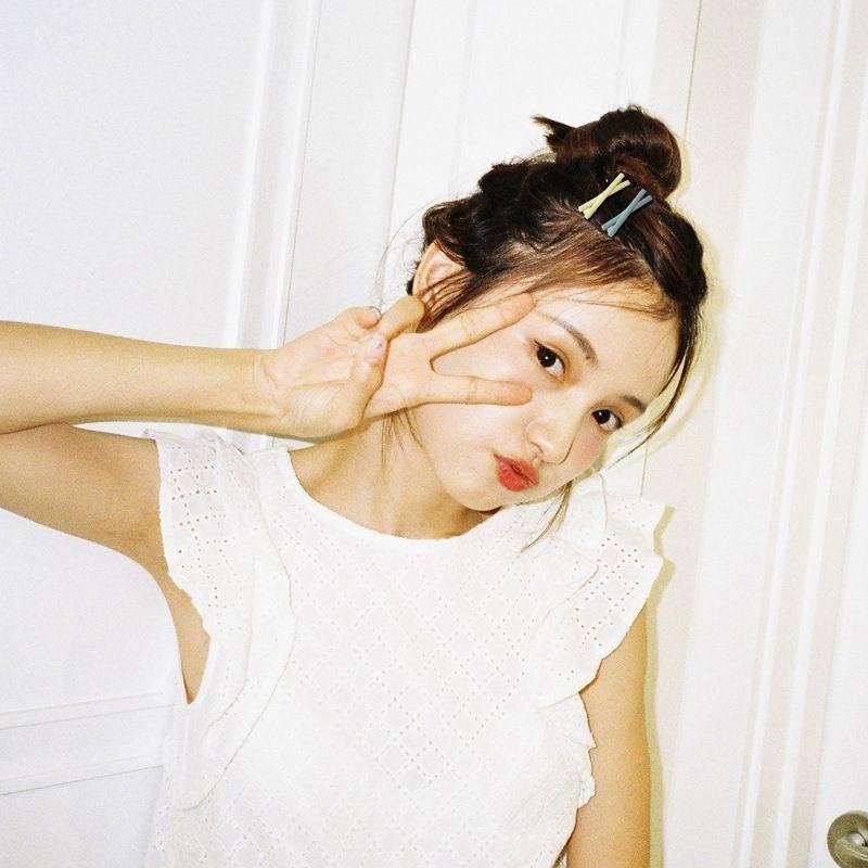 網紅瀏海夾 糖果色交叉邊夾 韓風一字夾 磨砂髮夾 台灣現貨供應 FA050-細節圖2