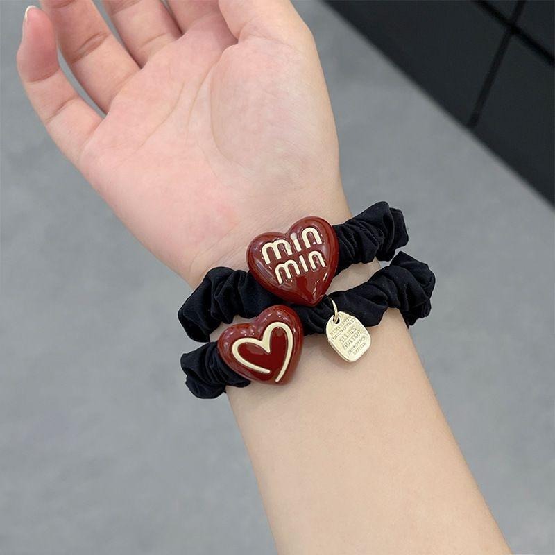 合金配件大腸髪圈 黑色髪圈 髪繩 4款可選 FA055-細節圖5