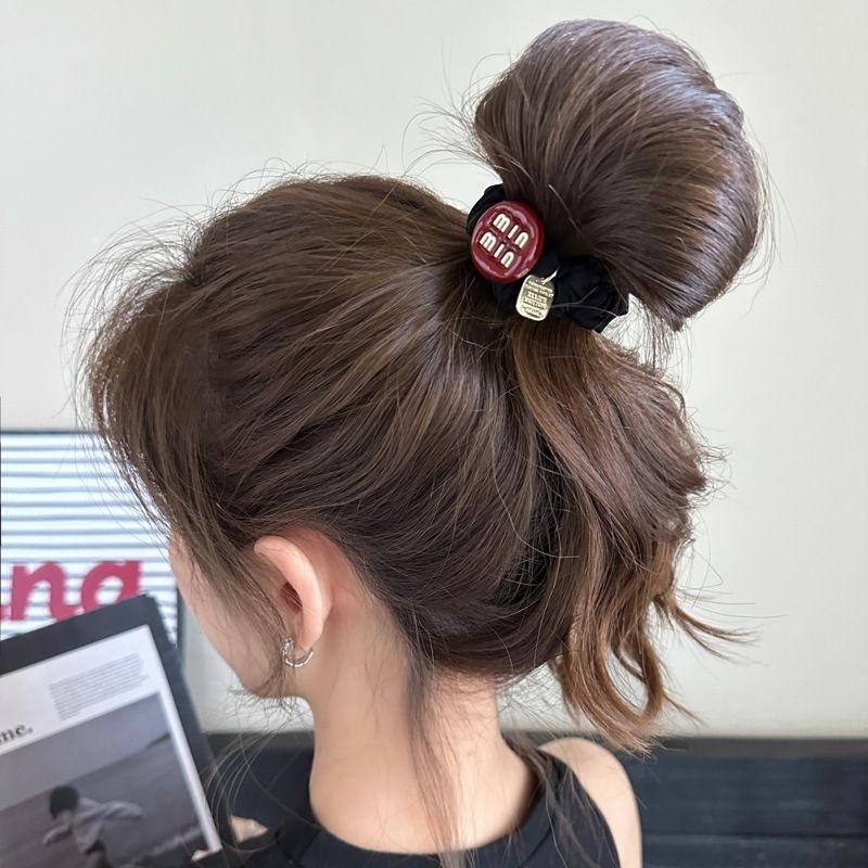 合金配件大腸髪圈 黑色髪圈 髪繩 4款可選 FA055-細節圖7