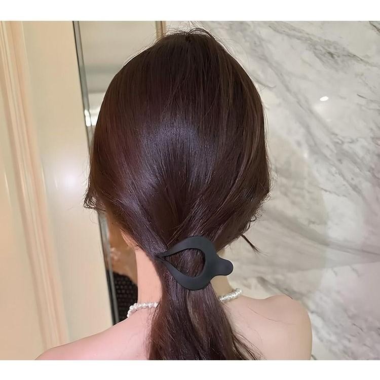 裸空心型鴨嘴夾 時尚鴨嘴夾 時尚馬尾夾 時尚一字夾 3色可選 FA069-細節圖2