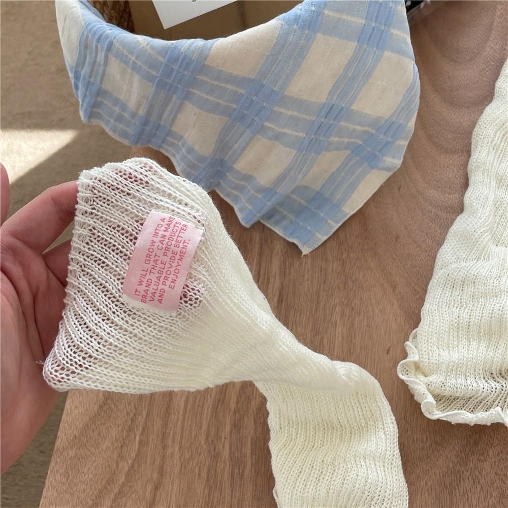 布標春夏薄襪套 堆堆襪套 馬卡龍色襪套 裸空襪套 純色襪套-細節圖9