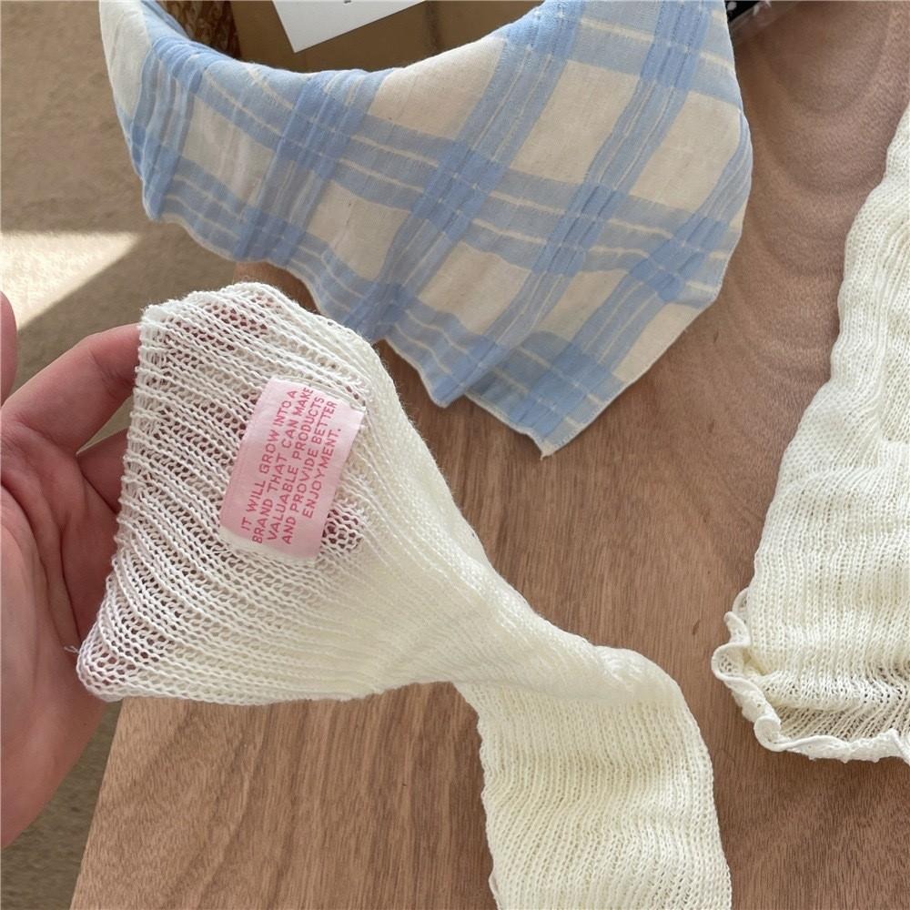 布標春夏薄襪套 堆堆襪套 馬卡龍色襪套 裸空襪套 純色襪套-細節圖9