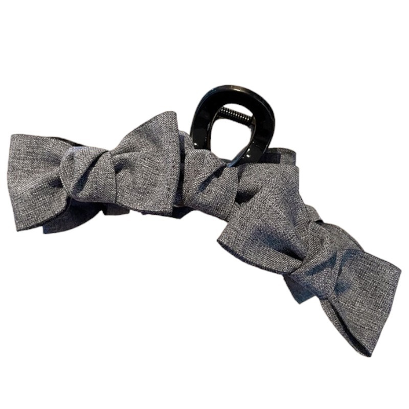 韓系西裝風鯊魚夾 牛仔色大抓夾 通勤盤髮夾 百搭大嘴夾-規格圖7