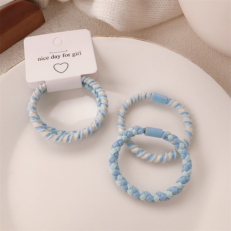 糖果色髮圈 春天色髮圈 粉嫩色髮繩 高彈力象皮繩 5色可選-規格圖9