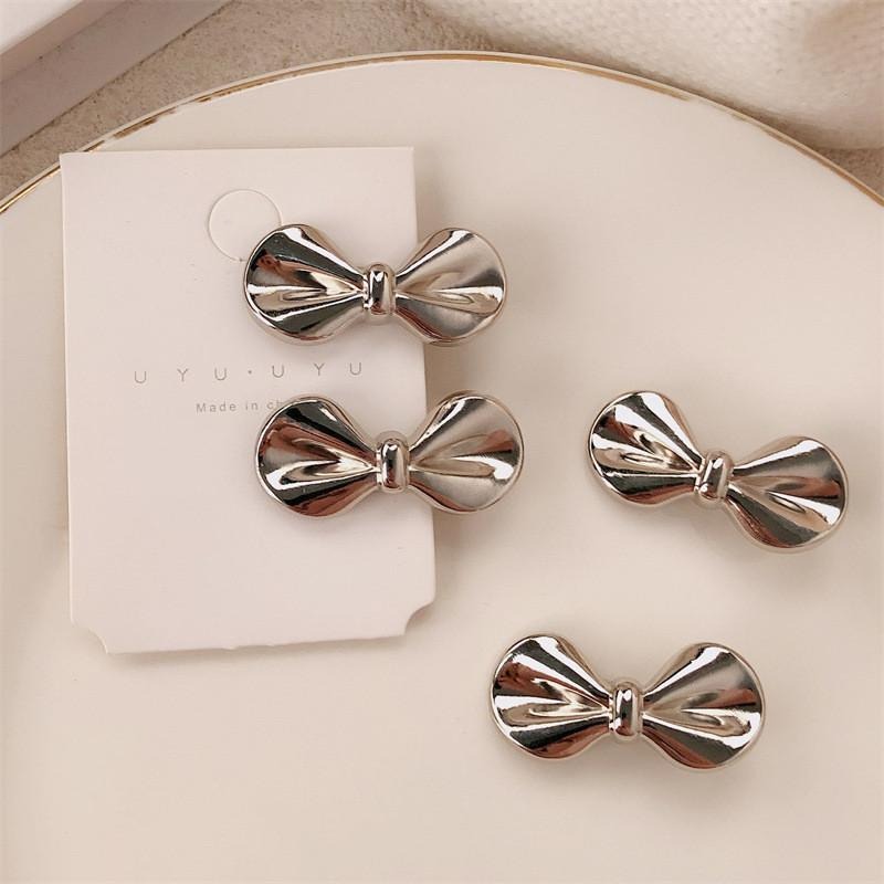 新款高級感金屬蝴蝶結髮夾 側邊夾 瀏海夾 邊夾 HC116-細節圖5