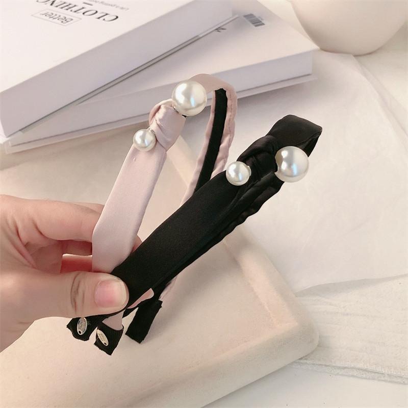 小香風珍珠髮箍 氣質髮箍 小公主髮箍 長髮女必備髮箍-細節圖3