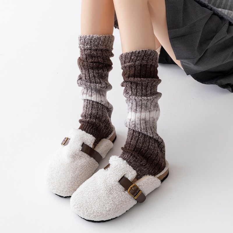 女大人漸層襪套 堆堆襪套 撞色襪套 保暖襪套 秋冬襪套-規格圖7