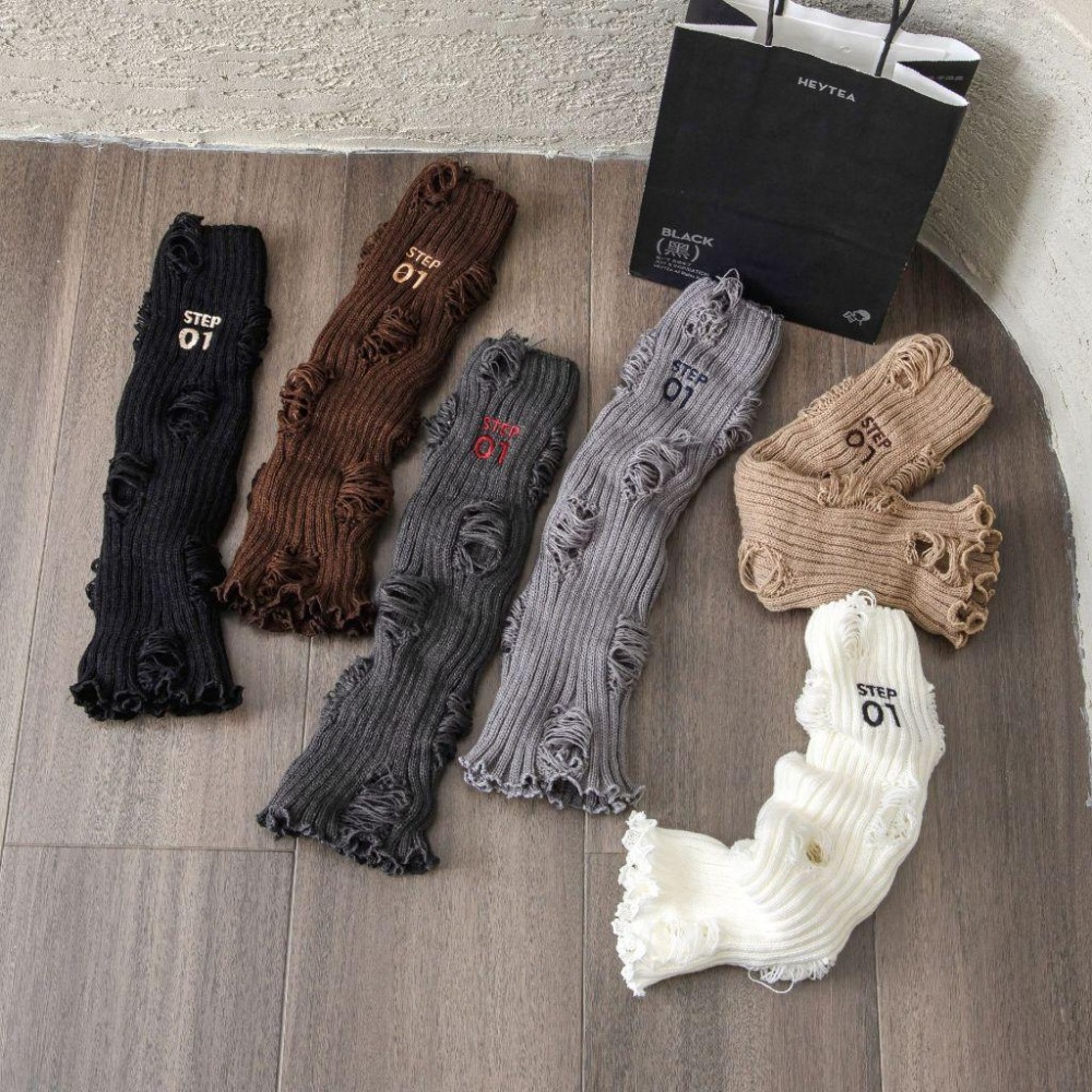 01刺繡襪套 洞洞襪套 春秋襪套 五色可選 WA031-細節圖6