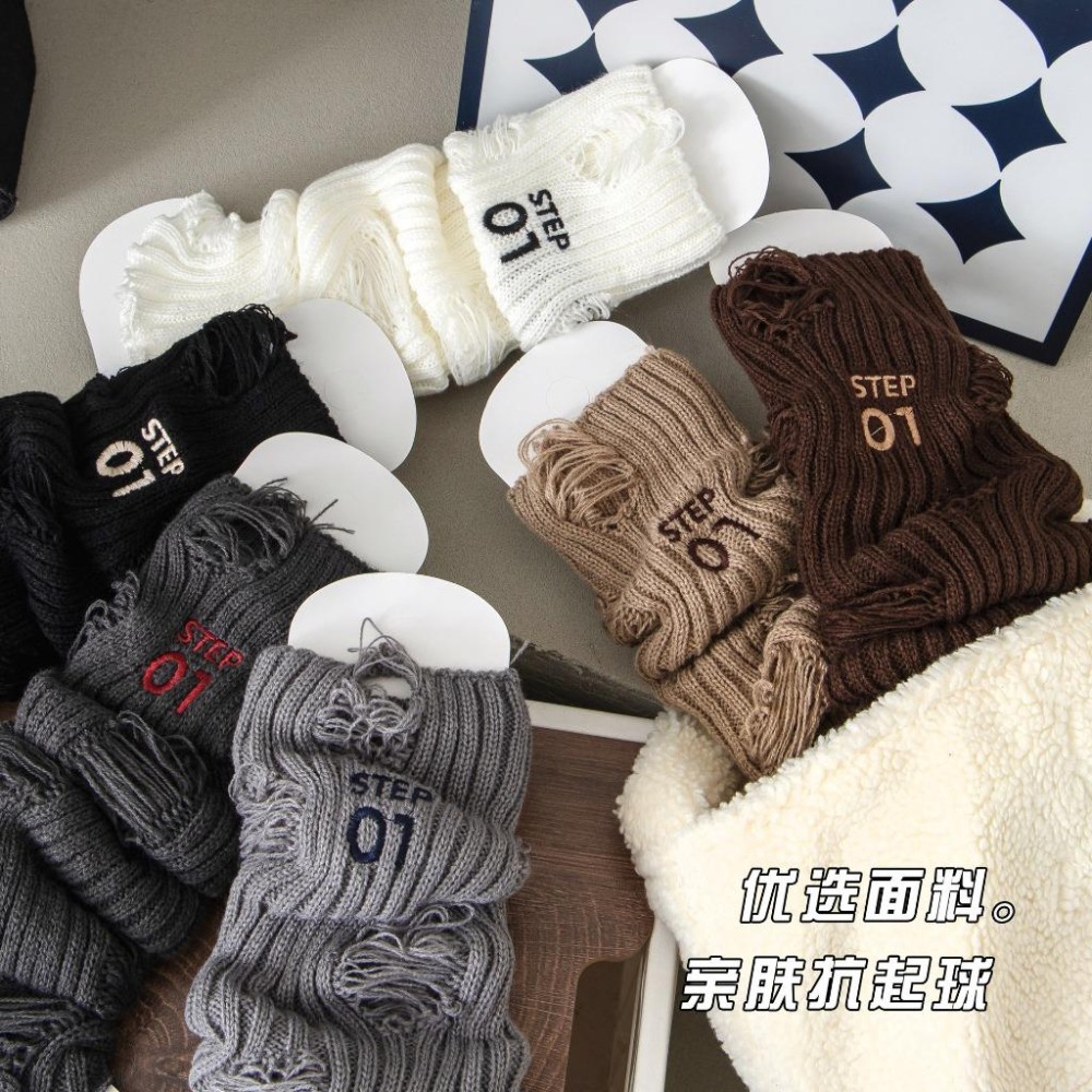 01刺繡襪套 洞洞襪套 春秋襪套 五色可選 WA031-細節圖7