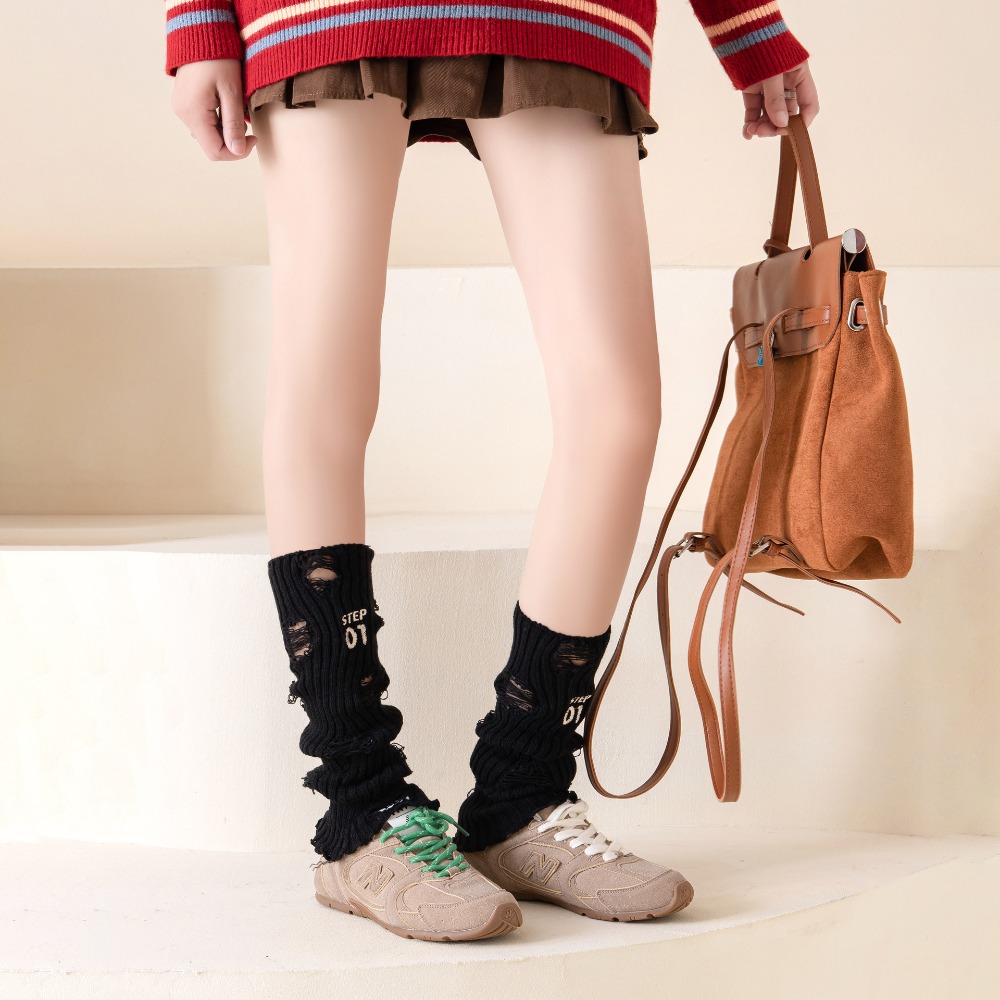 01刺繡襪套 洞洞襪套 春秋襪套 五色可選 WA031-規格圖7