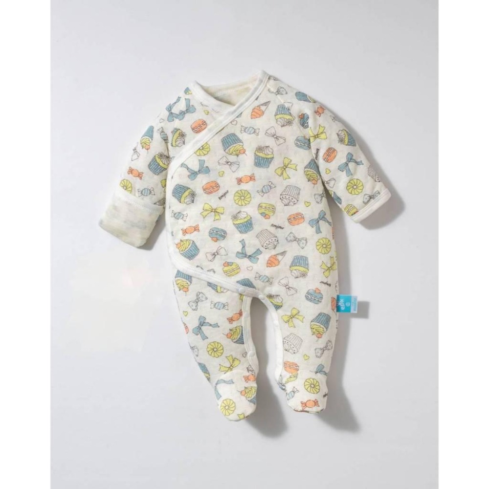 夾絲棉包腳連身衣 秋冬款包腳連身衣 保暖款包腳衣 NT001-細節圖5