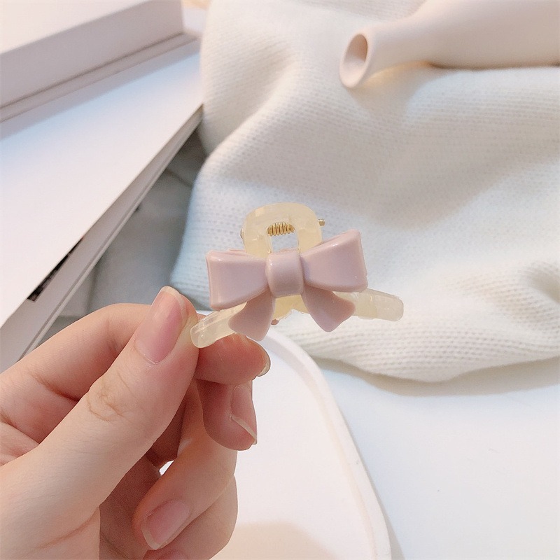 甜美雙面蝴蝶結髮夾 瀏海夾 側邊夾 瀏海抓夾 2色可選-規格圖6