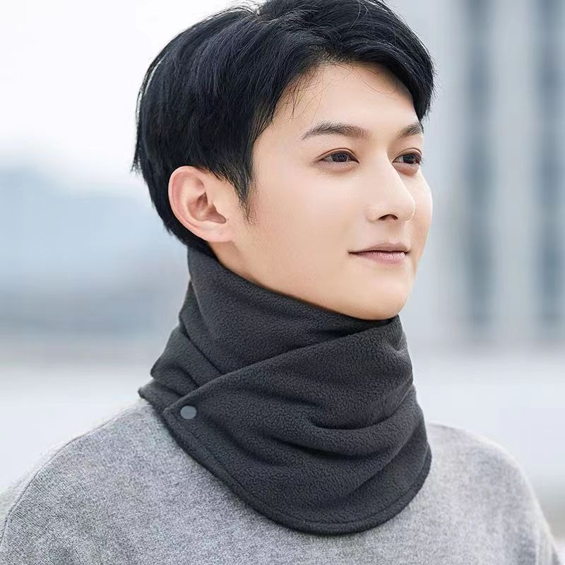 雙扣搖粒絨圍脖 保暖圍脖 防風圍脖 多功能圍巾 10色可選 WA029-規格圖6