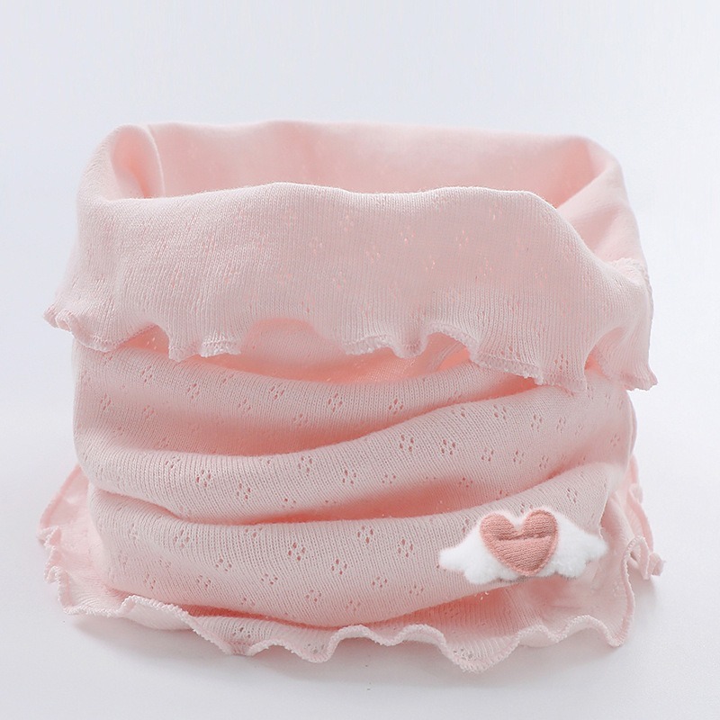 網眼兒童圍脖 純棉小孩圍脖 兒童脖套 網眼圍巾 4色可選-規格圖9