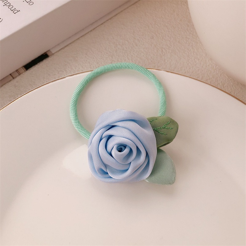 超質感玫瑰髮圈 玫瑰髮繩 玫瑰的故事 6色可選 現貨供應-規格圖9